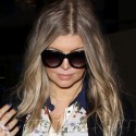 Fergie And Her Baby Bump Land At LAX