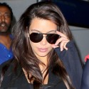 Kim Kardashian Returns To Los Angeles From Paris