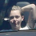 Miley Cyrus Cruises Around Town With Her BFF