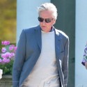 Michael Douglas Leaves His Hotel In Cannes