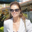 Maria Shriver Sports Rock On Ring Finger