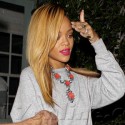 Rihanna Stays In Los Angeles For The Weekend