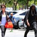 Kanye And Kris Jenner Go To The Movies