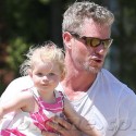 Eric Dane Spends The Day With The Ladies In His Life