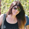 Selma Blair Heads To A Business Meeting