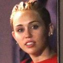 Miley Cyrus Wears Graphic Sweatshirt And No Ring