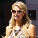 Paris Hilton Stops By The Salon
