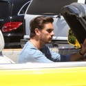 Scott Disick Grabs Coffee In His New Ride