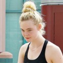 Elle Fanning Heads To A Dance Studio
