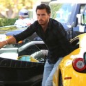 Scott Disick Spotted in Yellow Ferrari