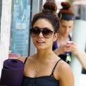 Vanessa Hudgens Goes To Yoga