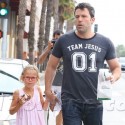 Ben Affleck Spends The Day With Daughter Violet