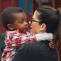 Sandra Bullock Hangs On Tight To Her Little Boy