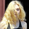 Elle Fanning Sweats It Out At Yoga
