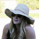 Hilary Duff Has A Picnic With Her Son