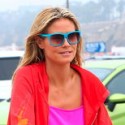 Heidi Klum And The Family Go For A Bike Ride