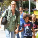 Heidi Klum Shops With Her Kids In Brentwood