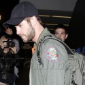Liam Hemsworth Flies In To L.A. After Promoting His Movie In N.Y.C.