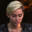 Miley Cyrus Steps Out Of The Studio