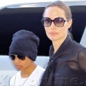 Angelina Jolie And Maddox Jet To London