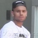 Chris Brown Hangs Out At His Home