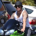 Casper Smart Rides His Kawasaki Ninja