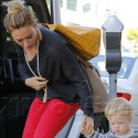 Hilary Duff And Her Pouty Son 