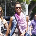 Jessica Alba Struts Her Stuff In A Colorful Ensemble