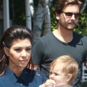 Kourtney Kardashian Shops With Scott And Baby Penelope