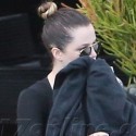 A Somber Khloe Kardashian Leaves The Gym