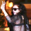 Lady Gaga Flashes Her Booty