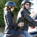 Keanu Reeves Goes For A Motorcycle Ride