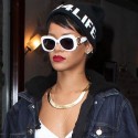 Rihanna Shops And Eats Out In N.Y.C.