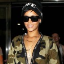 Rihanna Leaves The Studio And Flies To L.A.