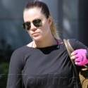Khloe Kardashian Hits The Gym On Her Wedding Anniversary