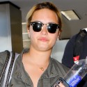 Demi Lovato Lands In L.A.X. Mid Nude Photo Scandal