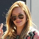 Hilary Duff Shows Off Her Sexy Booty At Pilates