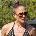 Jennifer Lopez Stuns While Running Errands With Her Twins