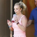 Britney Spears Sweats It Out At Dance Studio