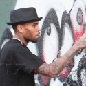 Chris Brown Puts More Of His Graffiti Up In Los Angeles
