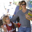 Jennifer Garner And Violet Hang After Basketball