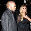 Kim And Kanye Attend The Givenchy Show In Paris