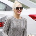 Gwen Stefani Hides Bump In Oversized Sweater