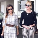 Eva Longoria And Melanie Griffith Lunch And Shop Together