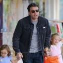 Ben Affleck Takes His Girls Shopping After School