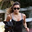 Eva Longoria Works Out Her Fit Form In Hollywood