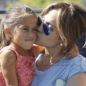 Jennifer Lopez Gives Daughter Emme A Smooch