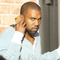 Kanye West Heads To An Event In Hollywood