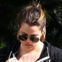 Khloe Kardashian Hits The Gym