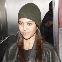 Kourtney Kardashian Arrives At LAX